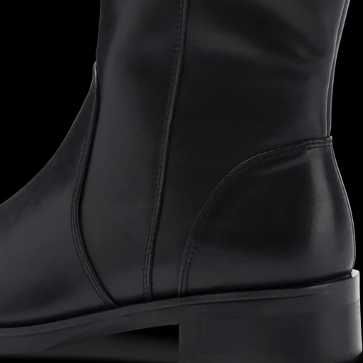 Bottes NOIR Femme Motif Uni Fermeture éclair