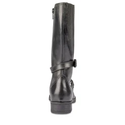 Bottes NOIR Fille CUIR Fermeture éclair