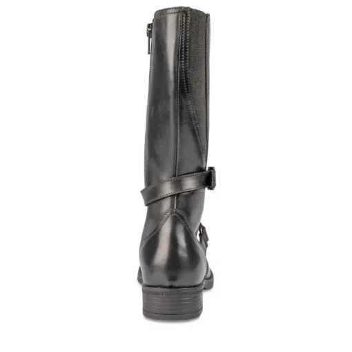 Bottes NOIR Fille CUIR Fermeture éclair