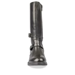 Bottes NOIR Fille CUIR Fermeture éclair