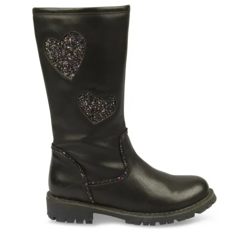 Bottes NOIR Fille Fermeture éclair