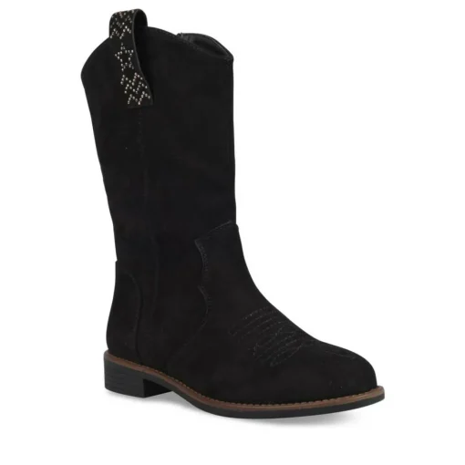 Bottes NOIR Fille Fermeture éclair