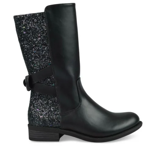 Bottes NOIR Fille Fermeture éclair