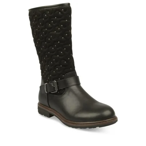 Bottes NOIR Fille Fermeture éclair