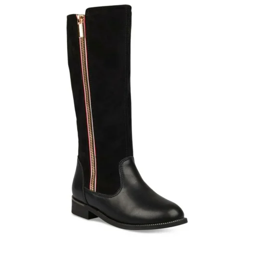 Bottes NOIR Fille Fermeture éclair