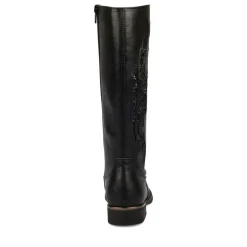 Bottes NOIR Fille Fermeture éclair