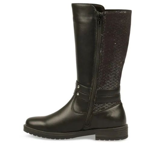 Bottes NOIR Fille Fermeture éclair
