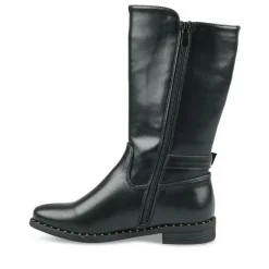 Bottes NOIR Fille Fermeture éclair