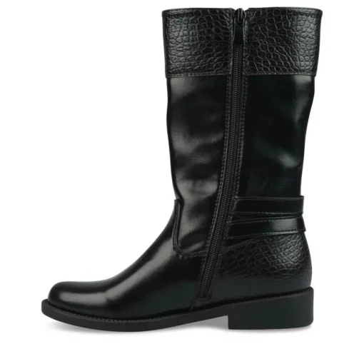 Bottes NOIR Fille Fermeture éclair