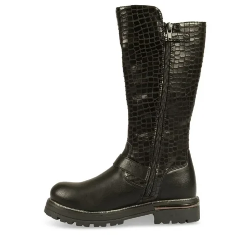Bottes NOIR Fille Fermeture éclair