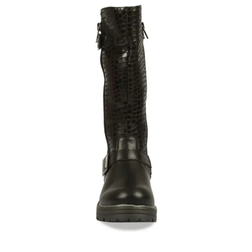 Bottes NOIR Fille Fermeture éclair