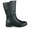 Bottes NOIR Fille Motif Clouté Fermeture éclair