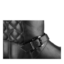 Bottes NOIR Fille Motif Clouté Fermeture éclair