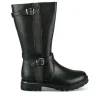 Bottes NOIR Fille Motif Paillettes Fermeture éclair