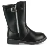 Bottes NOIR Fille Motif Paillettes Fermeture éclair