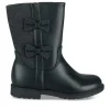Bottes NOIR Fille Motif Paillettes Fermeture éclair