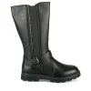 Bottes NOIR Fille Motif Paillettes Fermeture éclair