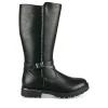 Bottes NOIR Fille Motif Paillettes Fermeture éclair