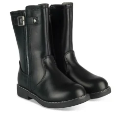 Bottes NOIR Fille Motif Paillettes Fermeture éclair