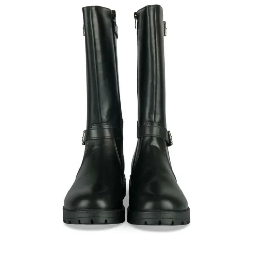 Bottes NOIR Fille Motif Paillettes Fermeture éclair