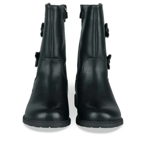 Bottes NOIR Fille Motif Paillettes Fermeture éclair
