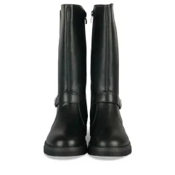 Bottes NOIR Fille Motif Paillettes Fermeture éclair