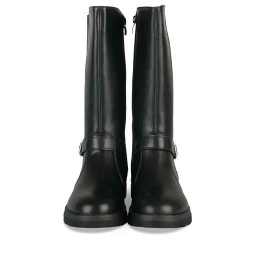 Bottes NOIR Fille Motif Paillettes Fermeture éclair