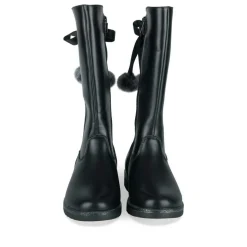 Bottes NOIR Fille Motif Paillettes Fermeture éclair