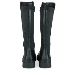 Bottes NOIR Fille Motif Perle Fermeture éclair