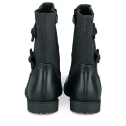 Bottes NOIR Fille Motif Paillettes Fermeture éclair