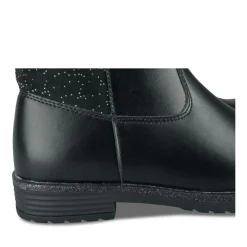 Bottes NOIR Fille Motif Paillettes Fermeture éclair