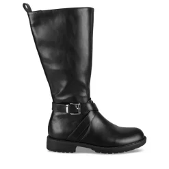 Bottes NOIR Fille Motif Uni Fermeture éclair