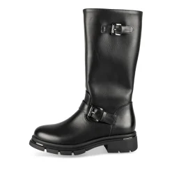 Bottes NOIR Fille Motif Uni Fermeture éclair