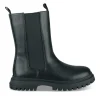 Bottes NOIR Fille Motif Uni Fermeture éclair