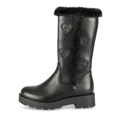 Bottes NOIR Fille Motif Uni Fermeture éclair