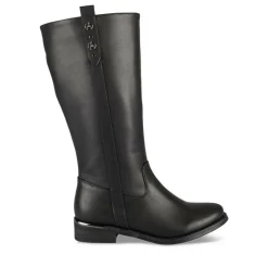 Bottes NOIR Fille Motif Uni Fermeture éclair