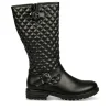 Bottes NOIR Fille Motif Uni Fermeture éclair