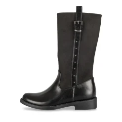 Bottes NOIR Fille Motif Uni Fermeture éclair