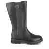 Bottes NOIR Fille Motif Uni Fermeture éclair