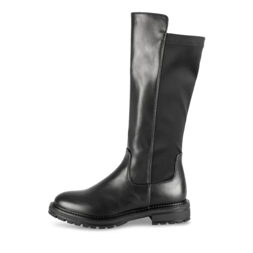 Bottes NOIR Fille Motif Uni Fermeture éclair