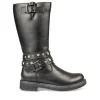 Bottes NOIR Fille Motif Uni Fermeture éclair