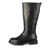 Bottes NOIR Fille Motif Uni Fermeture éclair