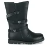 Bottes NOIR Fille Motif Uni Fermeture éclair