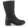 Bottes NOIR Fille Motif Uni Fermeture éclair