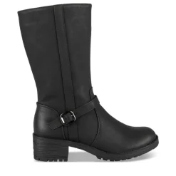 Bottes NOIR Fille Motif Uni Fermeture éclair