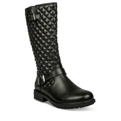 Bottes NOIR Fille Motif Uni Fermeture éclair