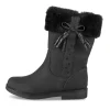 Bottes NOIR Fille Motif Uni Fermeture éclair