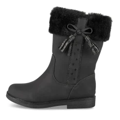 Bottes NOIR Fille Motif Uni Fermeture éclair