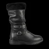 Bottes NOIR Fille Motif Uni Fermeture éclair