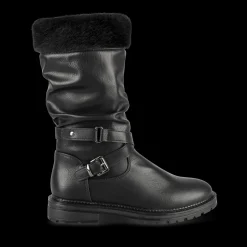 Bottes NOIR Fille Motif Uni Fermeture éclair